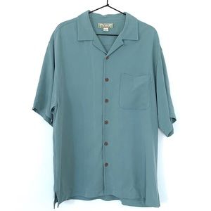 Tommy Bahama Silk Short Sleeve Button Down